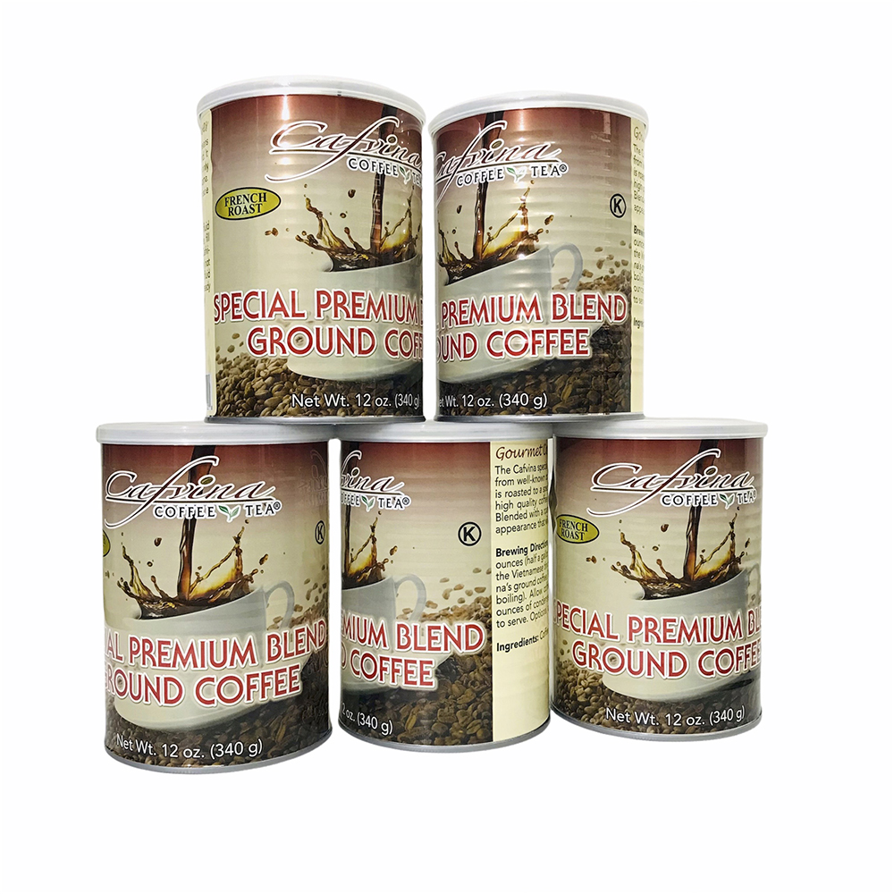 Combo 05 Hộp Cà Phê Xay Thượng Hạng - Spencial Premium Blend Ground Coffee - 340gr/hộp - Cà phê nhập - Cà phê Mỹ - Cà phê cao cấp - Cà phê Hoà Tan - Cà phê sữa - Cà phê xay cao cấp..